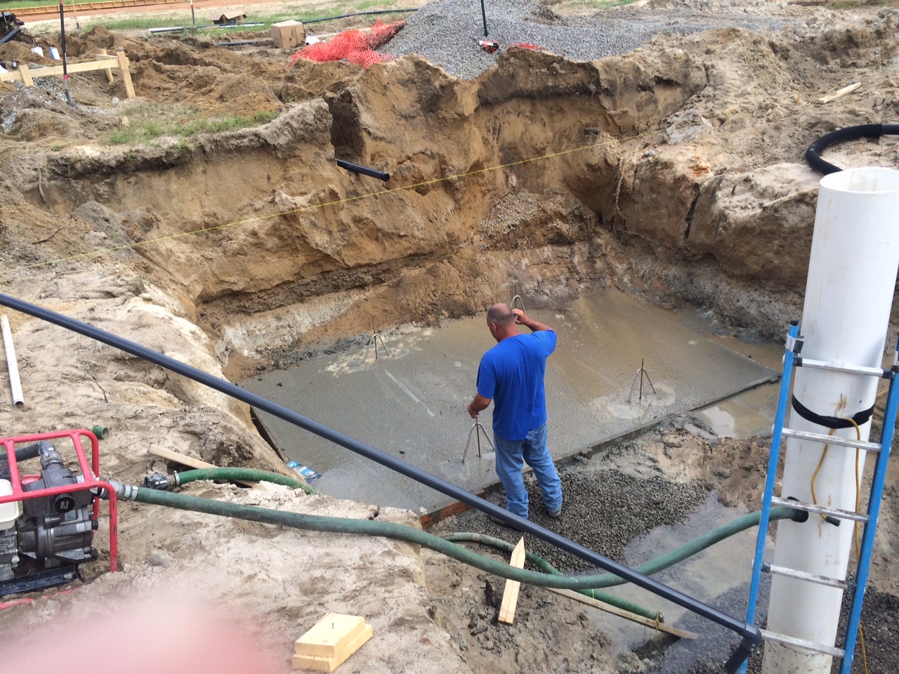 Eastover Splashpad Under Construction 1