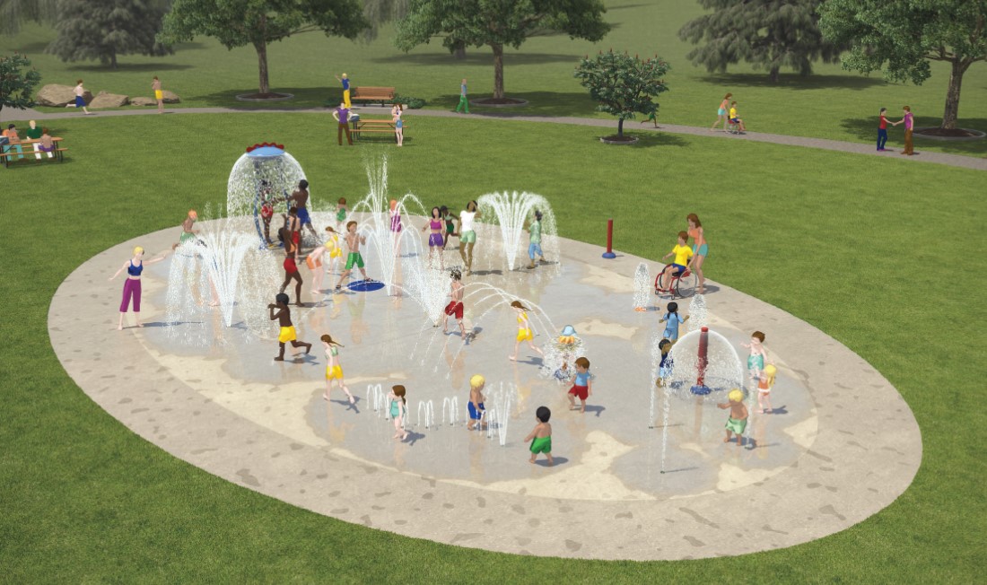 Eastover Splash Pad Rendering