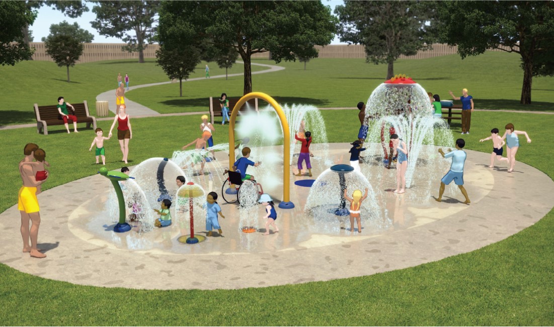 Godwin Splash Pad Rendering