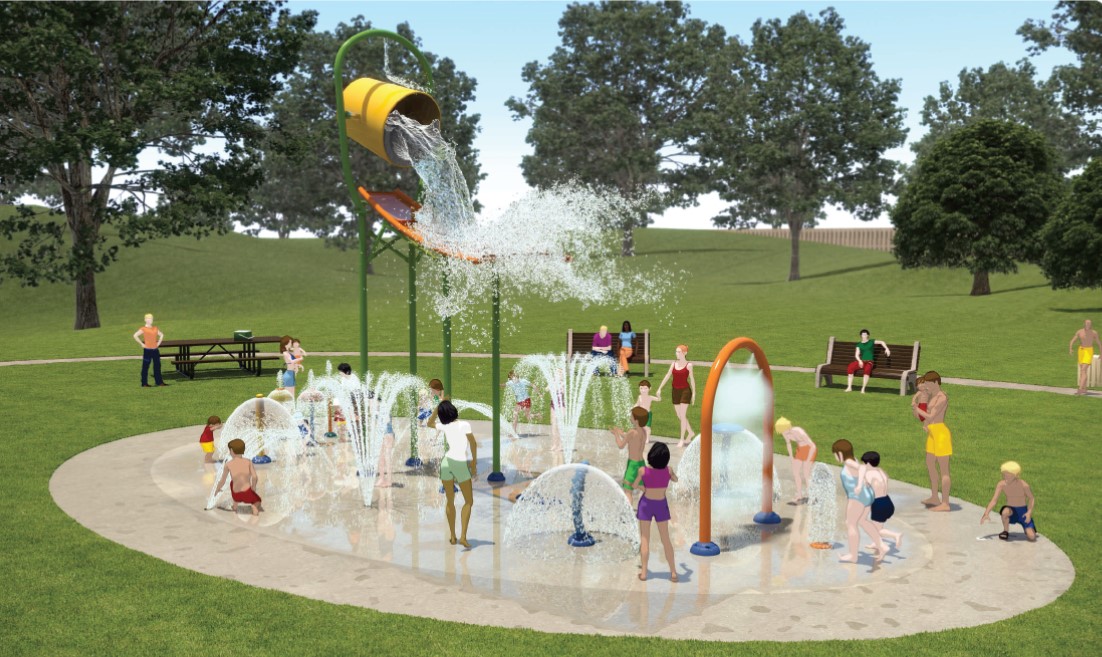 Grays Creek Splash Pad Rendering