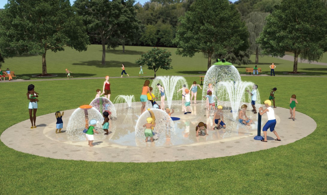 Wade Splash Pad Rendering