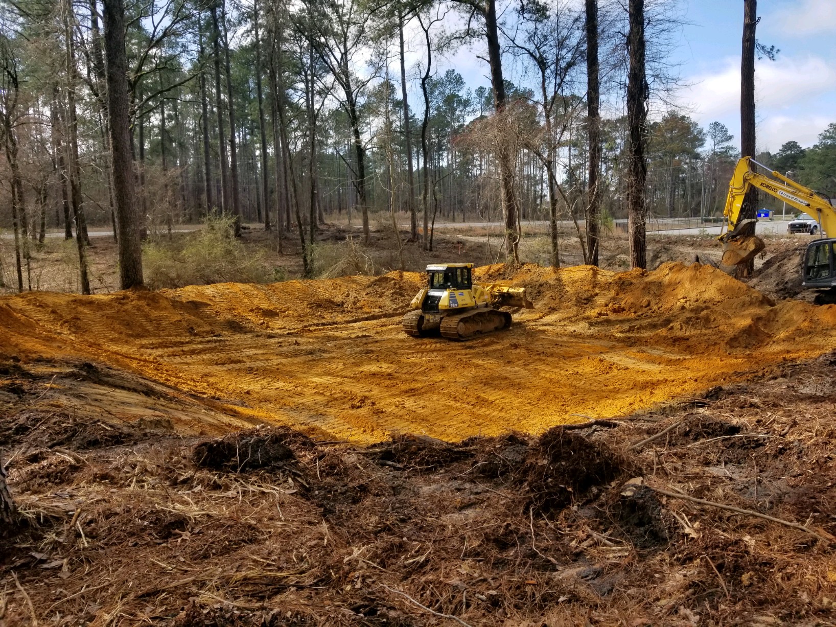 Senior Center West Storm Water Pond_03-05-19