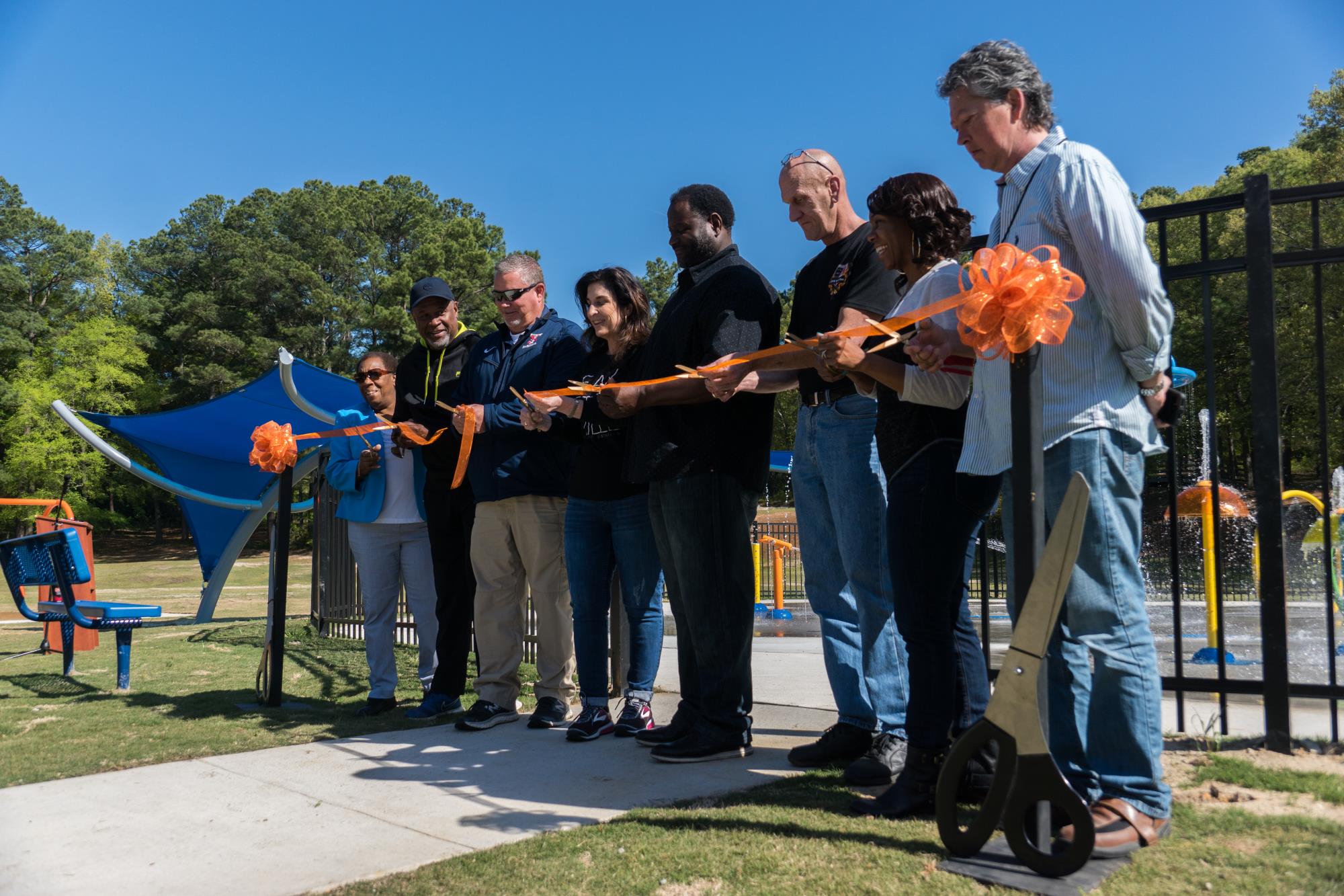 Myers Splash Pad Ribbon Cutting_1